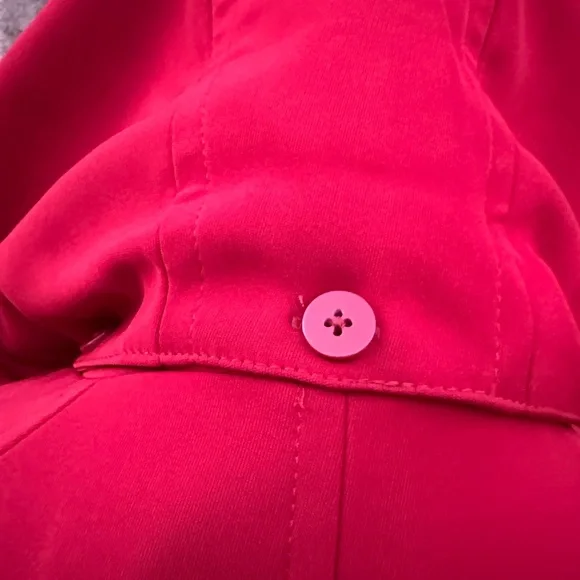 London Fog Women's Bold Red Trench Coat - Picture 9 of 10